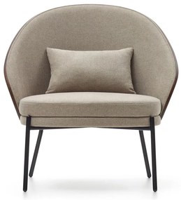 Svetlohnedé kreslo Eamy – Kave Home