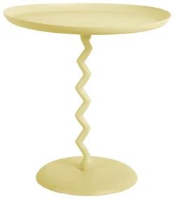 Kovový okrúhly odkladací stolík ø 40 cm Zig Zag – Leitmotiv