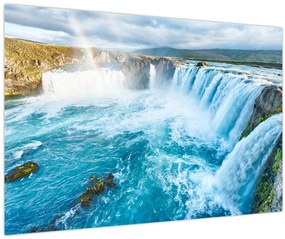 Obraz - Vodopád Godafoss (90x60 cm)