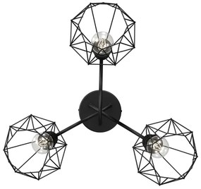 Prisadený luster BERGEN 3xE27/60W/230V