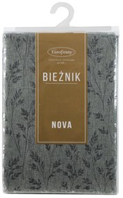 BEHÚŇ NA STÔL SIMONA 40X140 CM STRIEBORNÝ