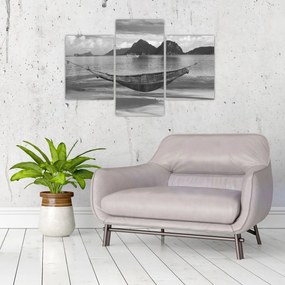 Obraz - Hojdacia sieť na pláži (90x60 cm)
