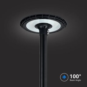 Brilagi-LED Vonkajšia pouličná lampa s 4 m stĺpom URBANSPARK LED/120W/230V čierna IP65