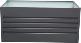 Vyvýšený záhradný záhon BestBerg VZ-1100A / 1100 l / 180 x 90 x 70 cm / šedá