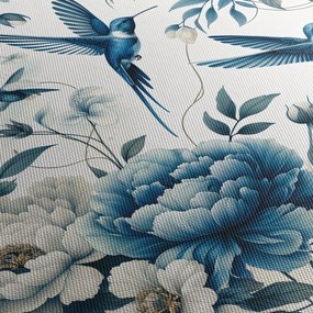 Obraz - Kolibríky s kvetmi (90x60 cm)