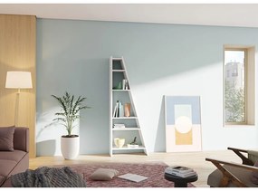 Biela knižnica TemaHome Delta