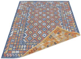 Obojstranný koberec Echo Aztec Navy