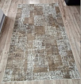 HU Béžový  koberec Luxess 10133-Beige Rozmer: 60x110 cm
