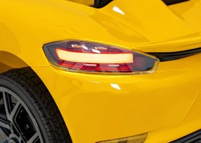 Elektrické autíčko Porsche Spyder RS 718 Lakier žlté