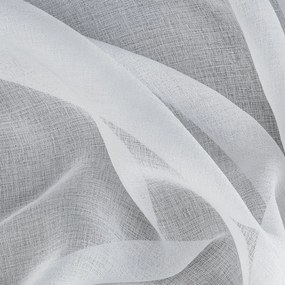 ZÁCLONA NA KRÚŽKOCH LANA 140X250 CM BIELA