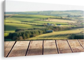 Obraz - Výhľad na krajinu (90x60 cm)