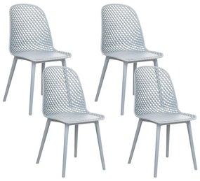 Set 4 ks jedálenských stoličiek Erielle (modrá). Vlastná spoľahlivá doprava až k Vám domov. 1078732