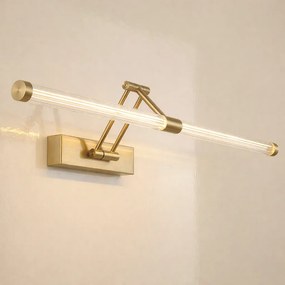 Toolight Toolight, LED nástenné svietidlo 60cm, 13W, 4000K, 1000lm, APP1900-1W, zlatá matná, OSW-66055