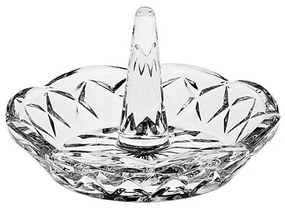 Crystal Bohemia Sklenený prstenník DIAMOND 95 mm