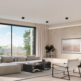 Stropné LED svietidlo Ozzy, 1x LED 16w, 4000k, b