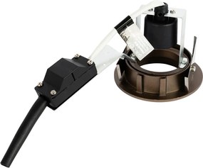 Moderné zapustené bodové svetlo tmavo bronzové naklápateľné - Cisco