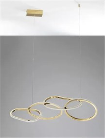 LED luster Girish 100 zlaté