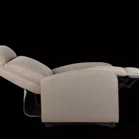 LuxuryForm DESIGN Televízne kreslo RUFO s polohovaním - béžové