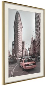 Artgeist Plagát - Urban Traffic [Poster] Veľkosť: 20x30, Verzia: Zlatý rám s passe-partout