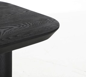 Odkladací stolík 120 x 40 cm roge čierný MUZZA