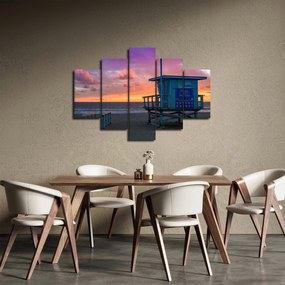 Obraz z pláže Santa Monica (150x105 cm)