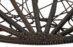 Závěsné houpací křeslo Houseland Mira L hnědé