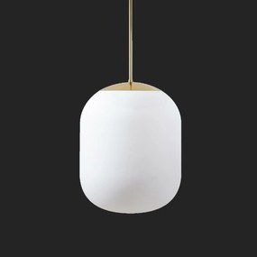 Osmont 62810 Tania P2 Hp závesné sklenené svietidlo mosadz leštená biela IP4