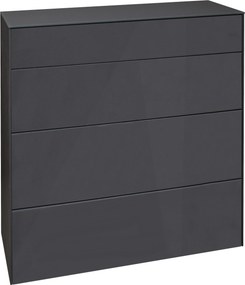XXXLutz KOMODA, antracitová, 82/89/42 cm Novel - Komody - 002808016203