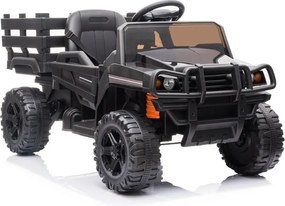 LEAN CARS Batériové autíčko BDM0926 LED MP3 diaľkové čierne