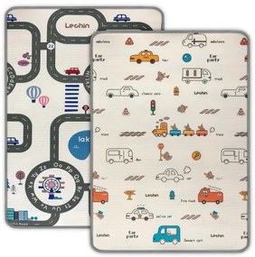 Rolovacia podložka pre deti Kinder 120x178 cm - mesto