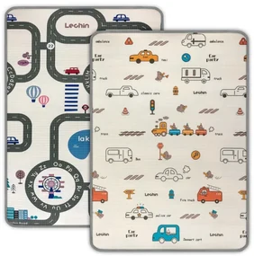 Rolovacia podložka pre deti Kinder 120x178 cm - mesto