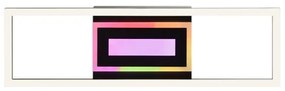 Brilliant-LED RGBW stmievateľné stropné svietidlo BESSON LED/20W/230V 3000-6500K čierna + diaľkové ovládanie
