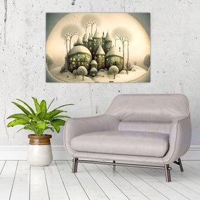 Obraz - Rozprávkové chalúpky (90x60 cm)