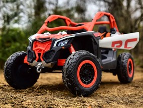 JOKOMISIADA Veľké terénne vozidlo Buggy Can-am Maverick pre 2 osoby PA0287 oranžová