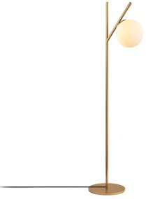 Stojací lampa Fork zlatá