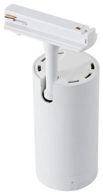 Moderný reflektor biely pre koľajnicový osvetľovací systém 1-fázový vrátane LED otočného a naklápacieho - Iconic Zoom