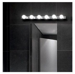 Ideal Lux - Nástenné svietidlo PRIVE 6xE14/40W/230V lesklý chróm