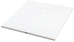 Cagliari White 90x90x2,6 cm Štvorcová, SMC sprchová vanička, so sifonom