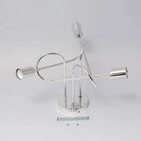 Prisadený luster OXFORD 3xE27/15W/230V lesklý chróm