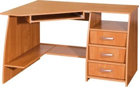 Rohový PC stolík Stasia 3 (P). Vlastná spoľahlivá doprava až k Vám domov. 746813
