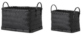 Bloomingville Úložný kôš Carmil Black Seagrass Väčší
