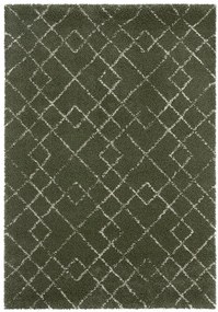 Mint Rugs - Hanse Home koberce Kusový koberec Allure 104394 Olive-Green / Cream - 80x150 cm
