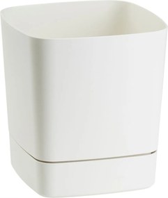 Plastový květináč s podmiskou Cubi 19x19 cm - výber z 6 prevedení