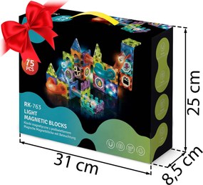 Magnetické kocky s osvetlením RK-763 Ricokids