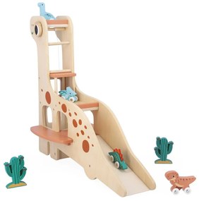 Drevená dinosauria garáž