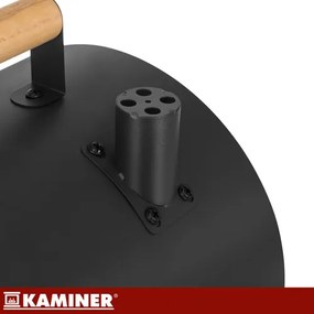 Turistický gril na drevené uhlie s poklopom