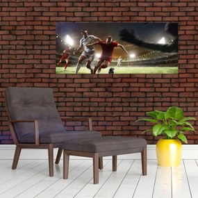 Obraz - Futbalisti v akcii (120x50 cm)