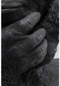 Thinking Gorilla Head dekorácia čierna 49cm