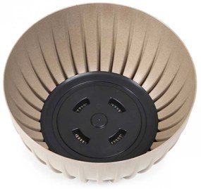 Kvetináč STRIPPED ECO 24 cm latte