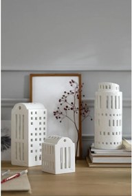 Biely keramický svietnik Kähler Design Urbania Lighthouse Smithy